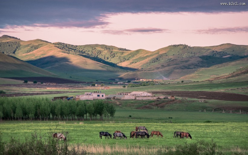 乌兰毛都草原风光图片