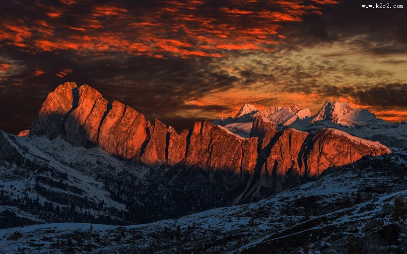 唯美雪景冬季风景图片