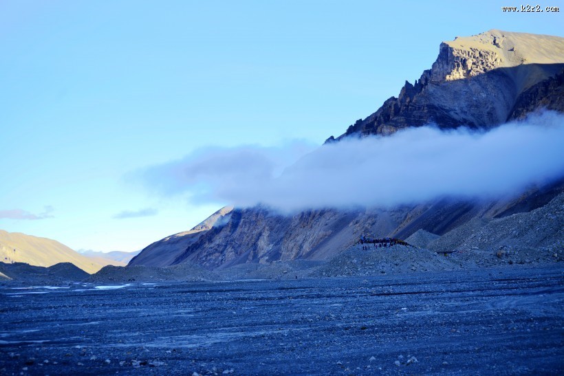 珠穆朗玛峰风景图片