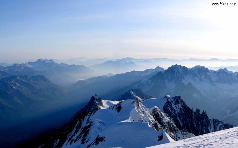 唯美的雪景图片