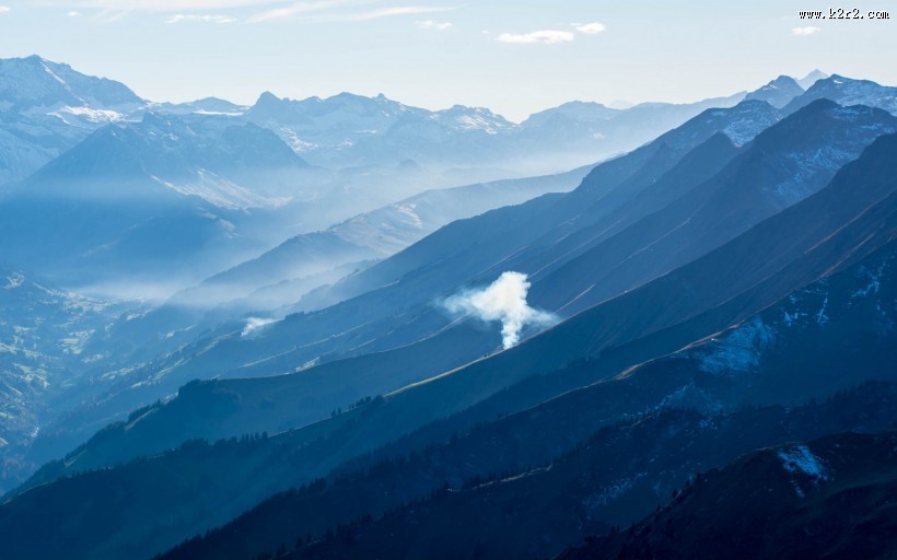 唯美的雪景图片