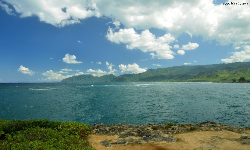 夏威夷海岸风景图片