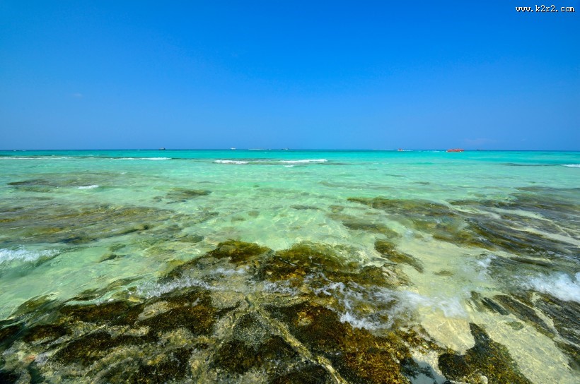 西沙银屿岛风景图片
