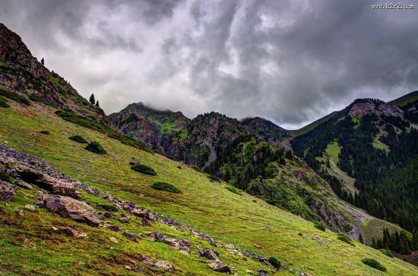新疆米尔其克草原风光图片
