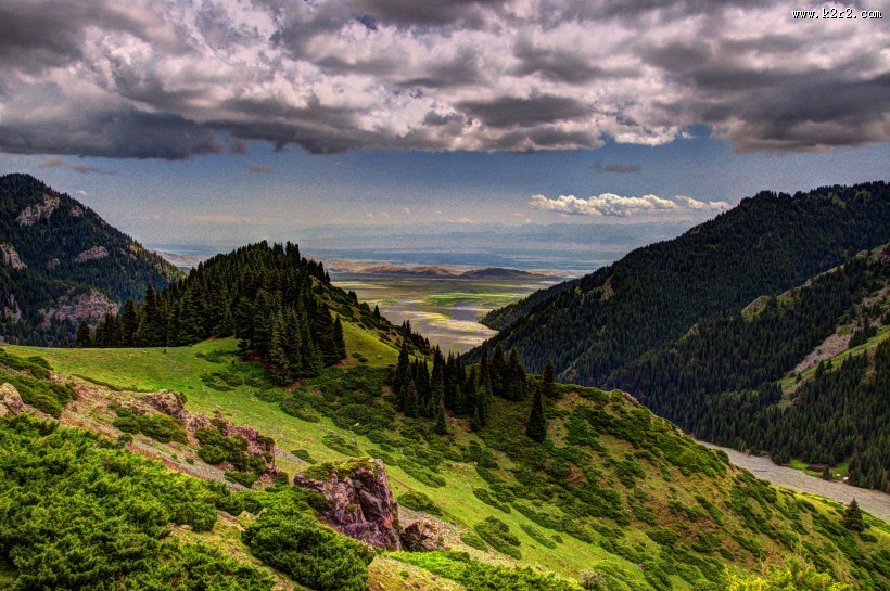 新疆米尔其克草原风光图片