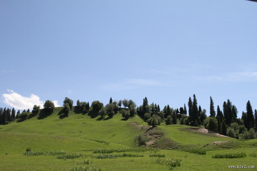 那拉提草原风光图片