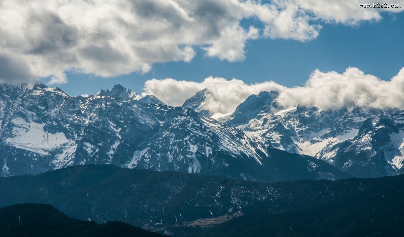 雪山风景图片