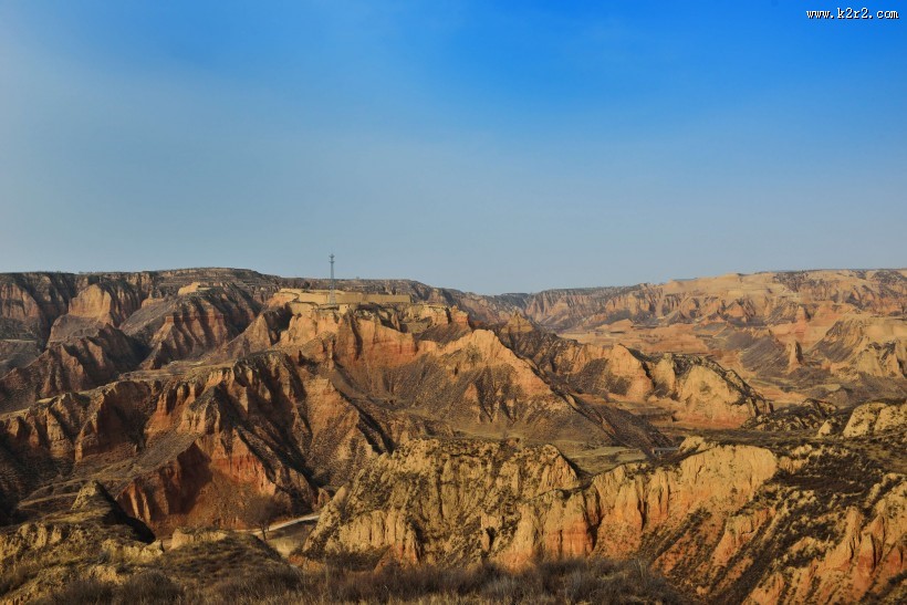 黄土高原风景图片