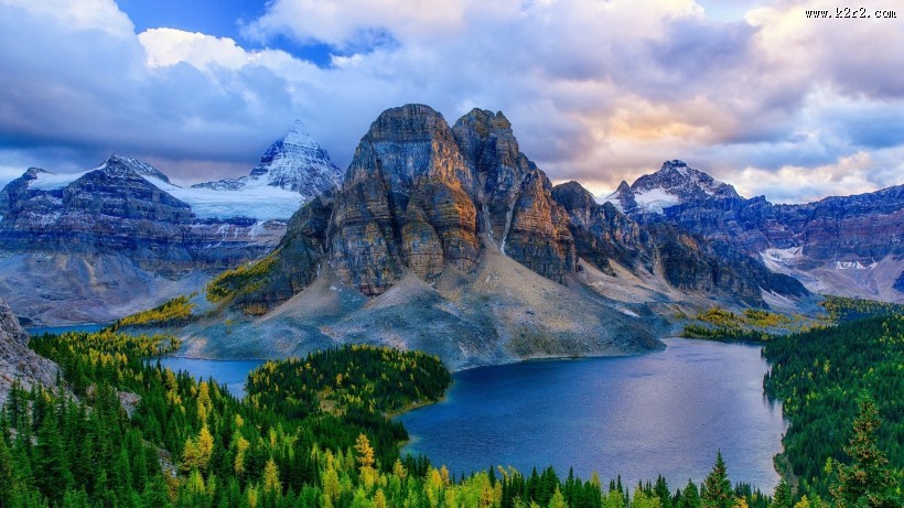 山川河流风景图片