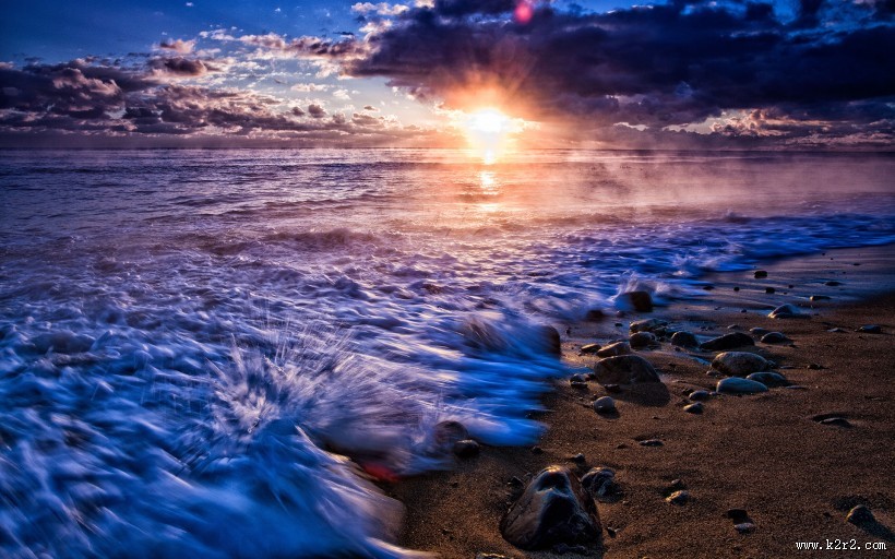 好看极了的海浪图片大全