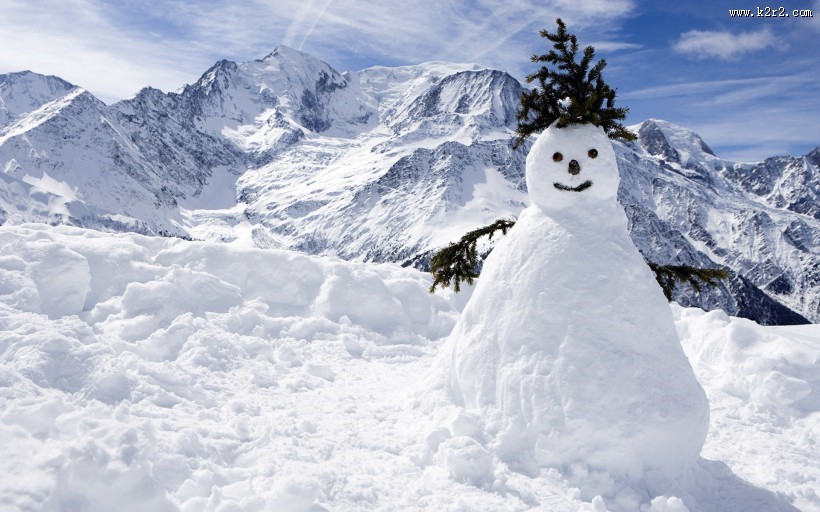 冬季雪人图片大全