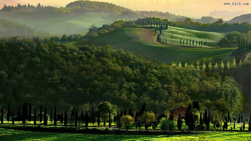 乡村自然风光图片大全