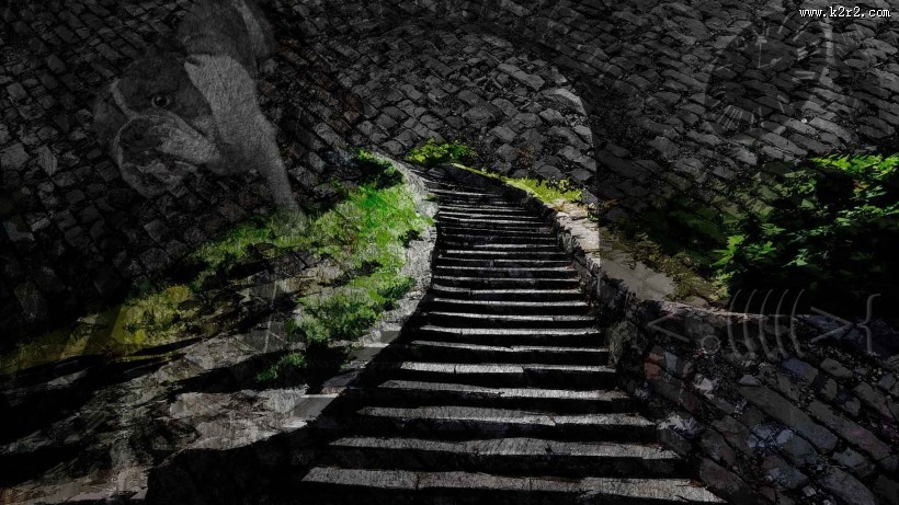 古老的石阶图片大全