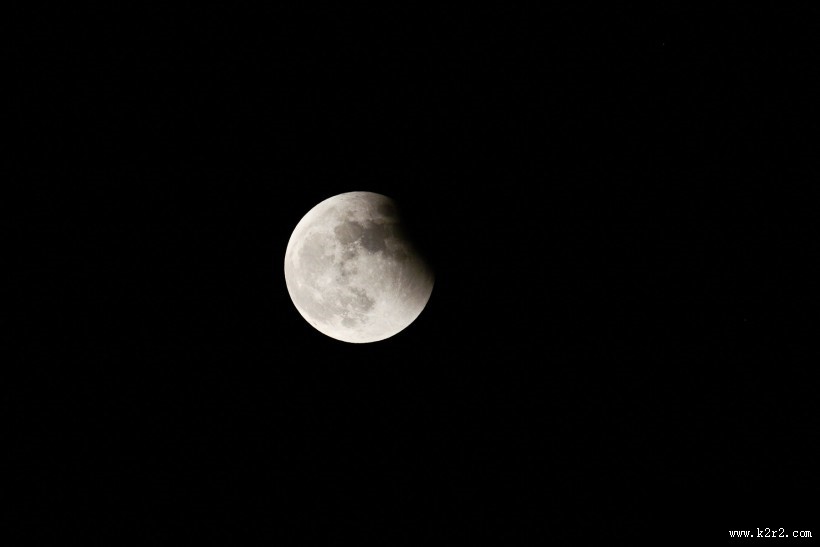 2014血月月全食过程图片