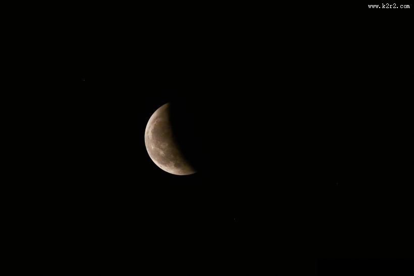 2014血月月全食过程图片