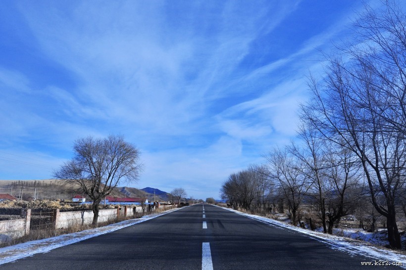 白色冰雪世界风景图片