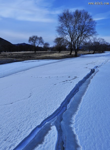 白色冰雪世界风景图片