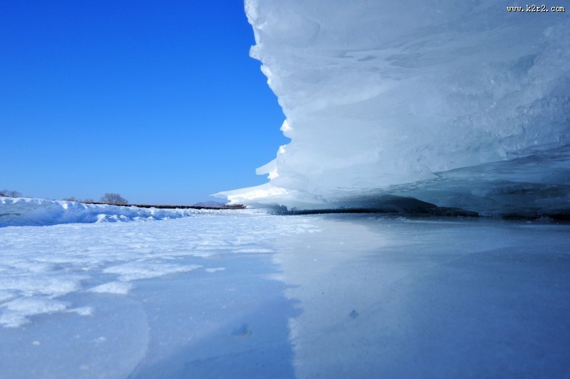 白色冰雪世界风景图片