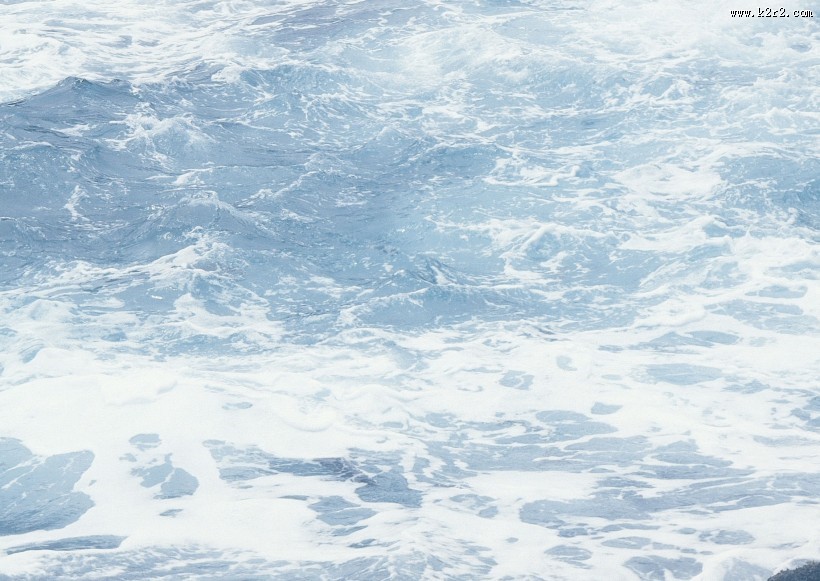 波涛的海水图片