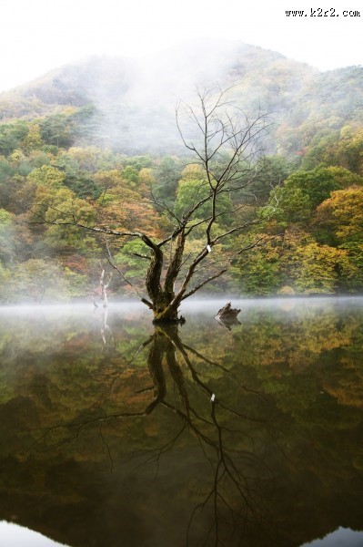 湖光山色图片