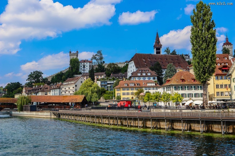 瑞士卢塞恩城市风景图片
