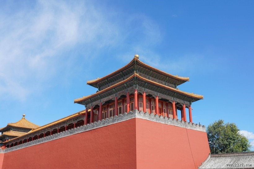 北京故宫博物院建筑风景图片