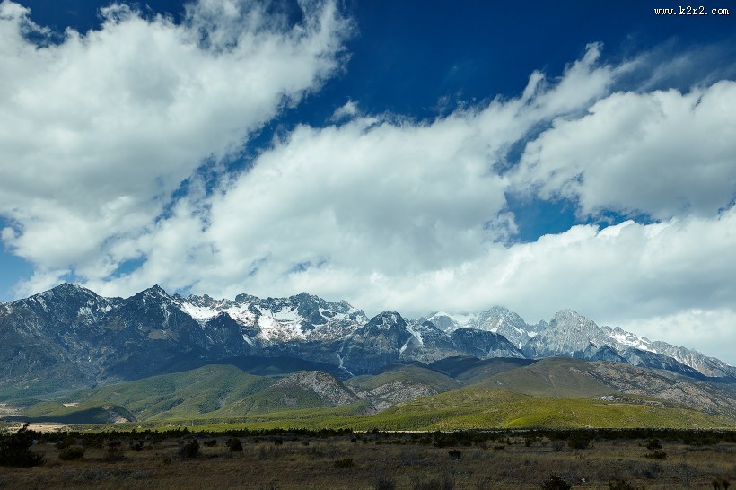 云南玉龙雪山自然风景图片