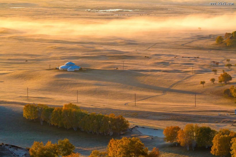 内蒙古乌兰布统敖包吐自然风景图片