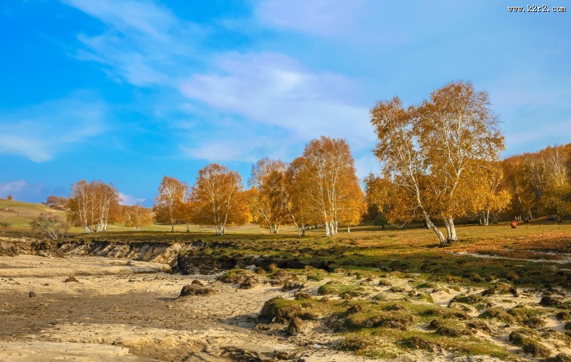 让人震撼的内蒙古乌兰布统唯美秋季自然风景图片