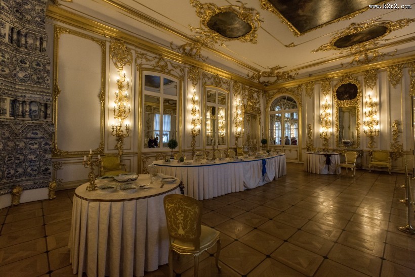 俄罗斯圣彼得堡建筑内部陈设风景图片