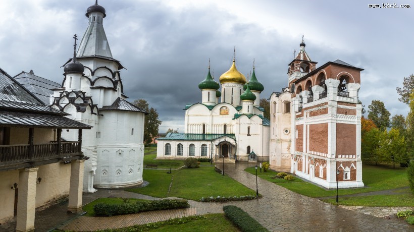 俄罗斯金环小镇建筑风景图片