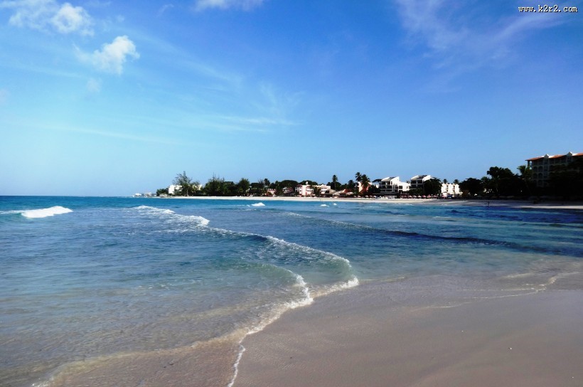 巴巴多斯海滩风景图片大全