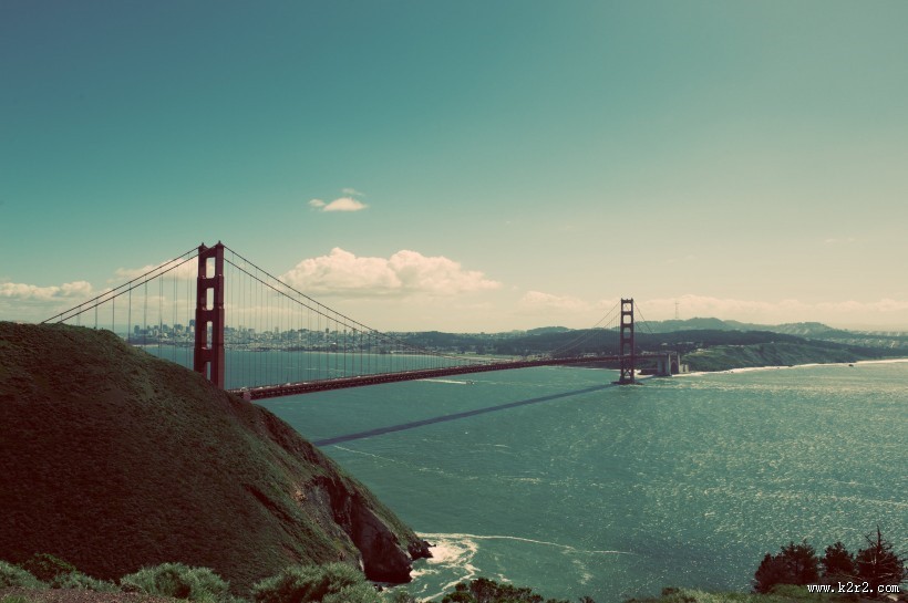 美国旧金山金门大桥风景图片大全