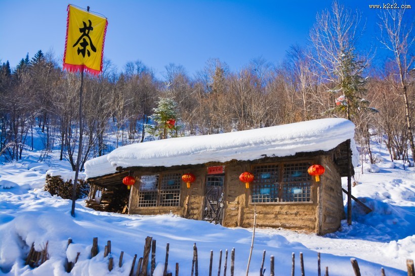 黑龙江雪乡自然风景图片