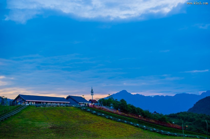 四川西岭雪山自然风景图片