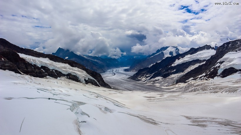 瑞士少女峰自然风景图片