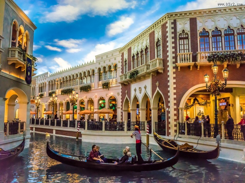 美国拉斯维加斯城市风景图片