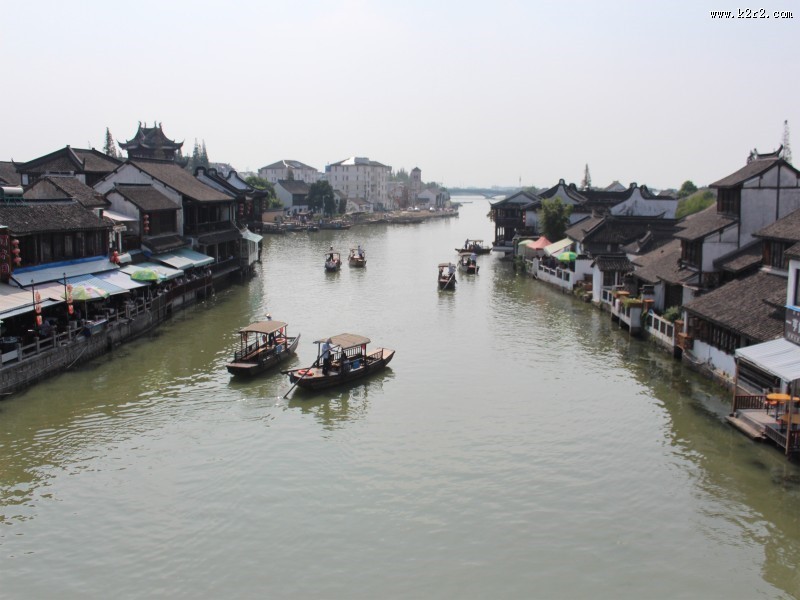 上海朱家角古镇人文风景图片
