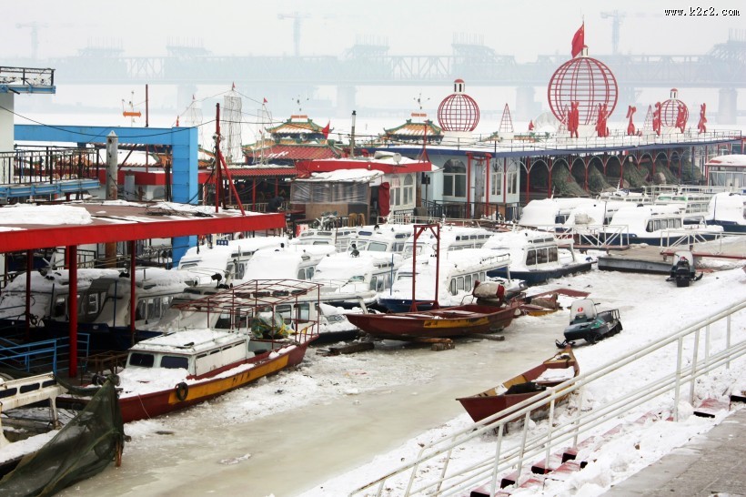 吉林长白山冬季雪景图片大全
