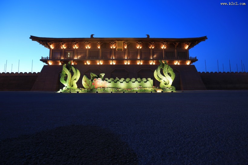 陕西唐朝皇宫大明宫人文风景图片