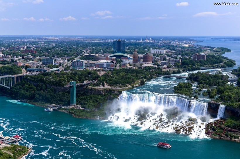 加拿大尼亚加拉大瀑布风景图片