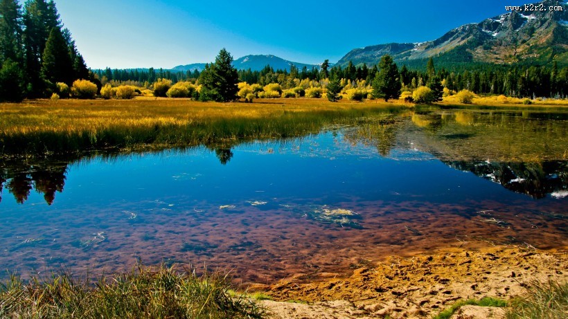 秋天的加利福尼亚州自然风景图片大全