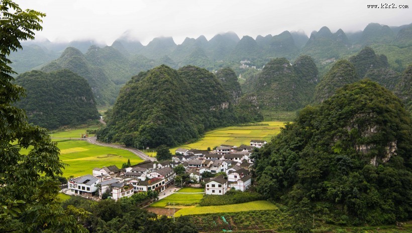 贵州万峰林自然风景图片