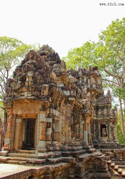 柬埔寨暹粒吴哥窟建筑风景图片