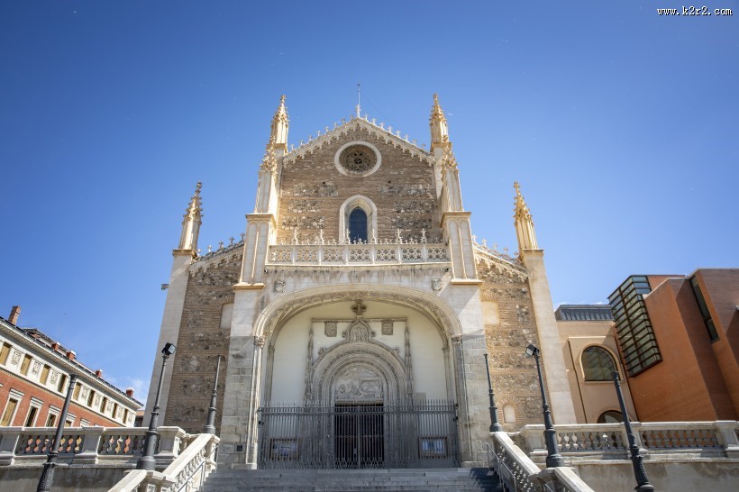 西班牙马德里街景图片