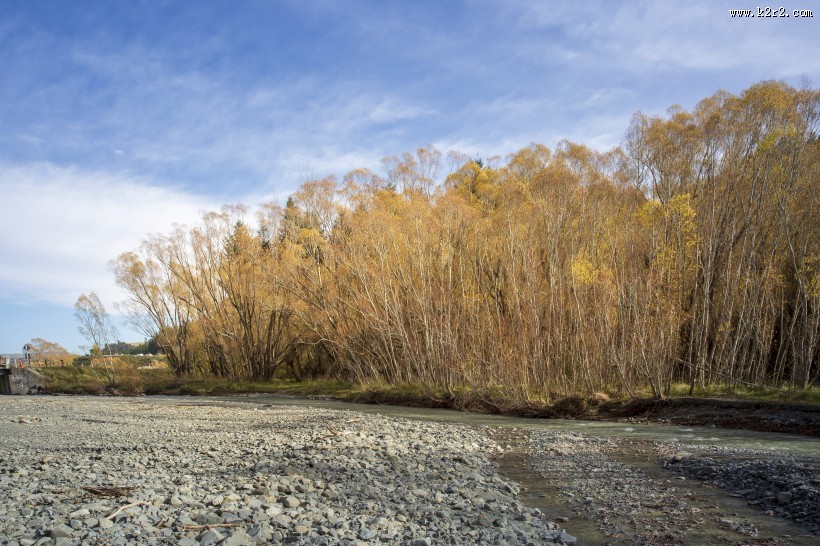 新西兰箭镇秋色无边风景图片