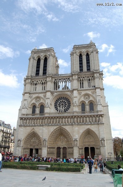 法国巴黎圣母院大教堂图片大全