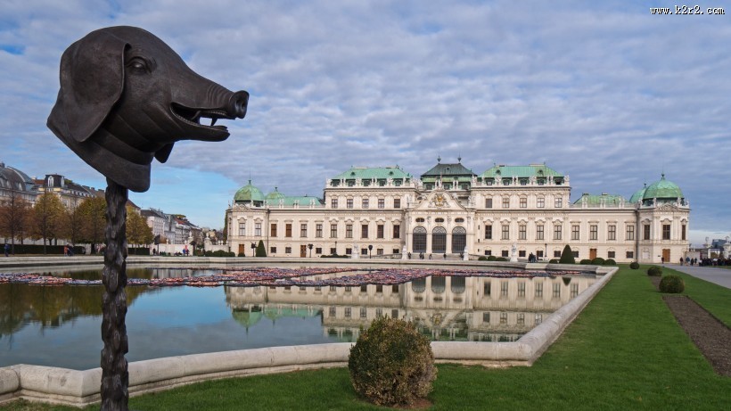奥地利维也纳美景宫图片