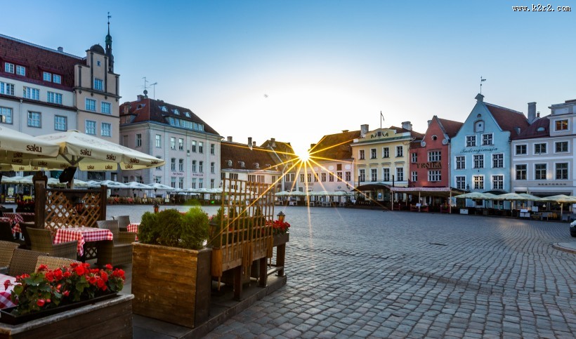 爱沙尼亚首都塔林风景图片