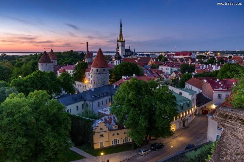 爱沙尼亚首都塔林风景图片